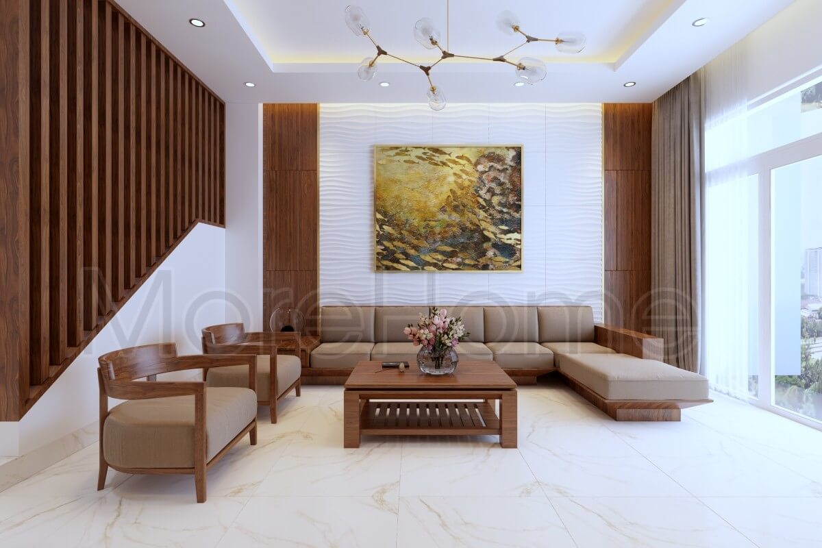 Ý tưởng thiết kế nội thất phòng khách nhà phố sáng tạo